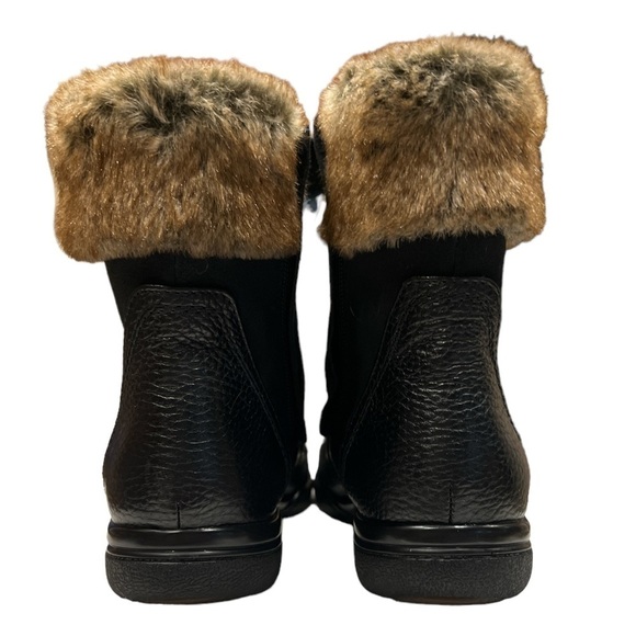 Clarks Black Kearns Ramsey Leather Boot Black SZ 6.5 - Picture 5 of 11